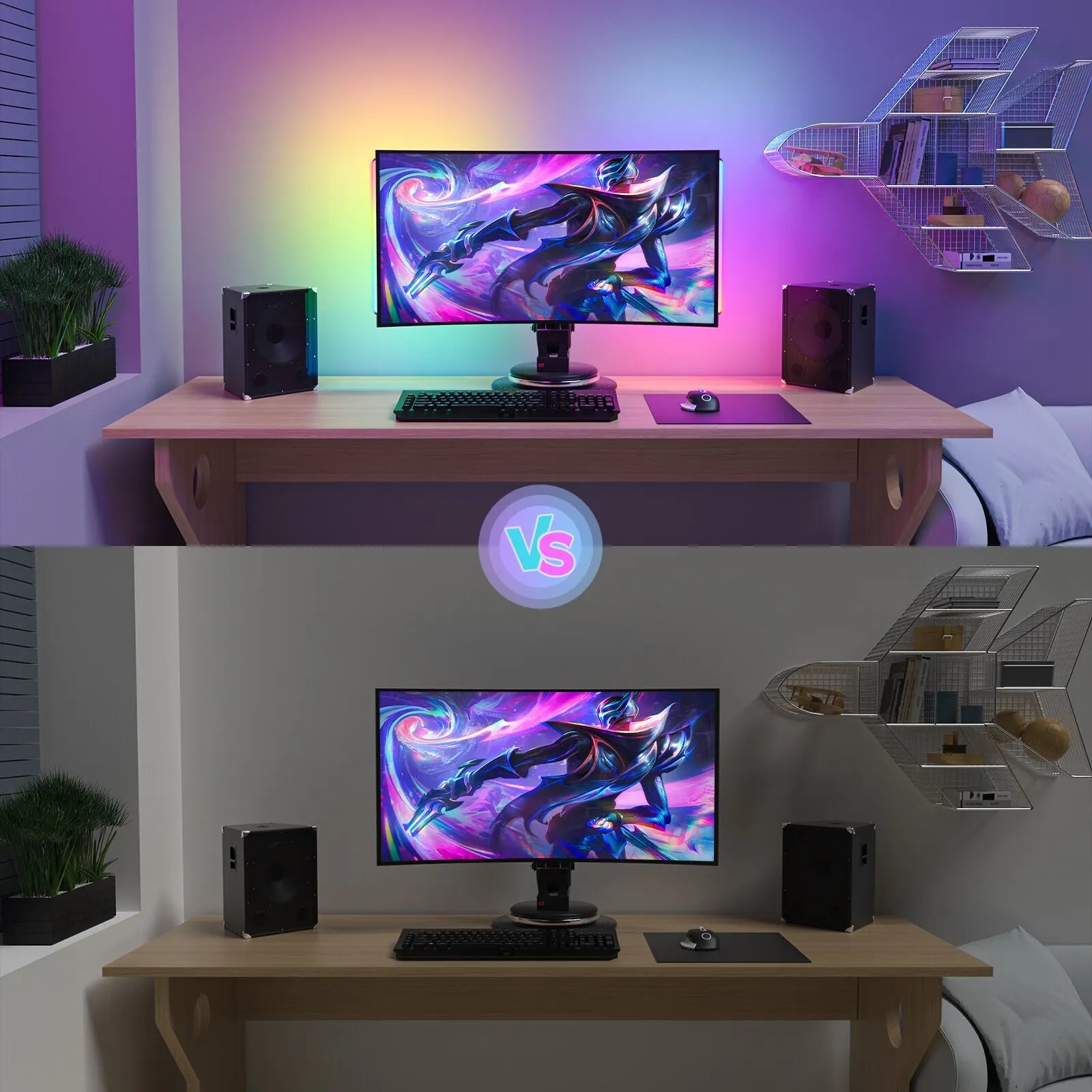 Barre lumineuse d'écran LED – sans reflet – télécommande