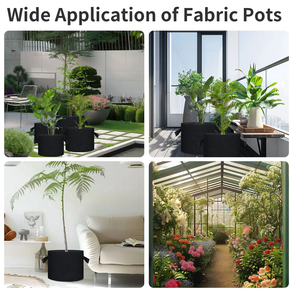 Sacs de culture en feutre – potager – lot de 20