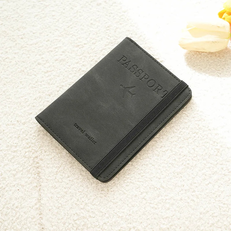 Pochette passeport anti-RFID – tour de cou