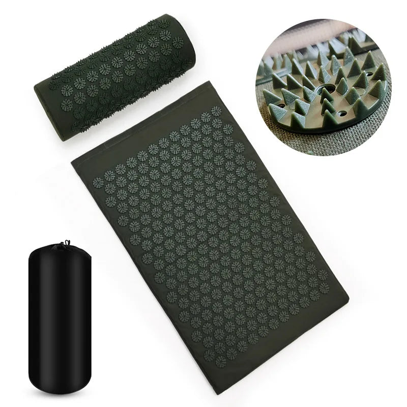 Tapis d'acupression + coussin – rituel détente