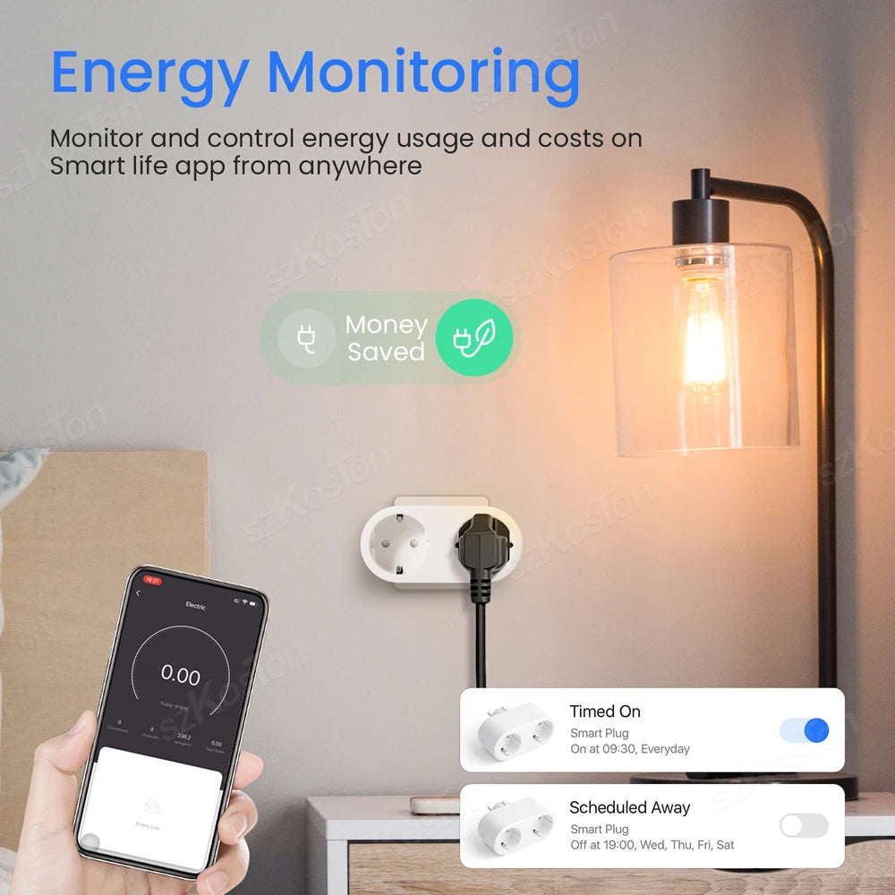 Prise connectée WiFi – suivi de consommation