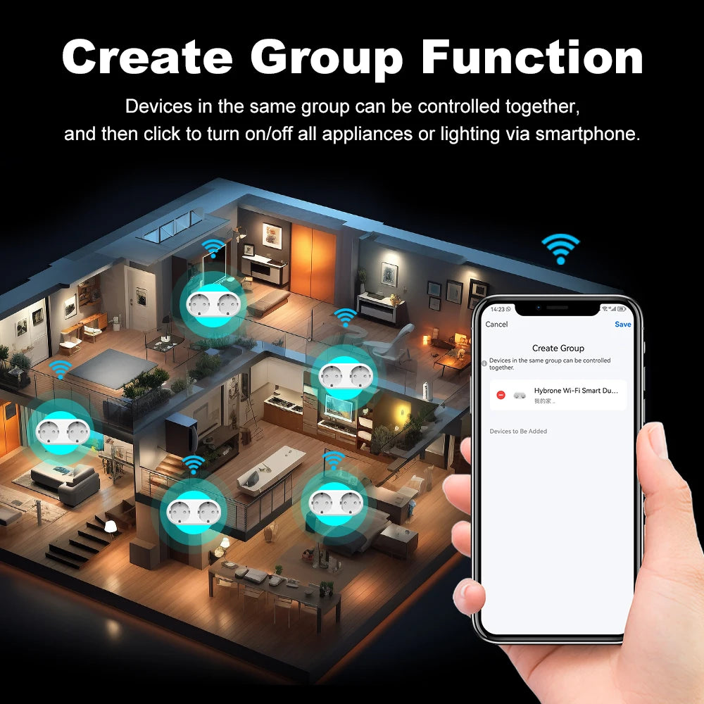 Prise connectée WiFi – suivi de consommation