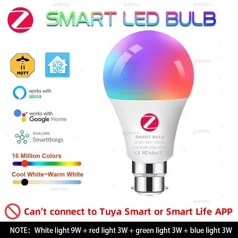 Ampoule connectée WiFi – RGB