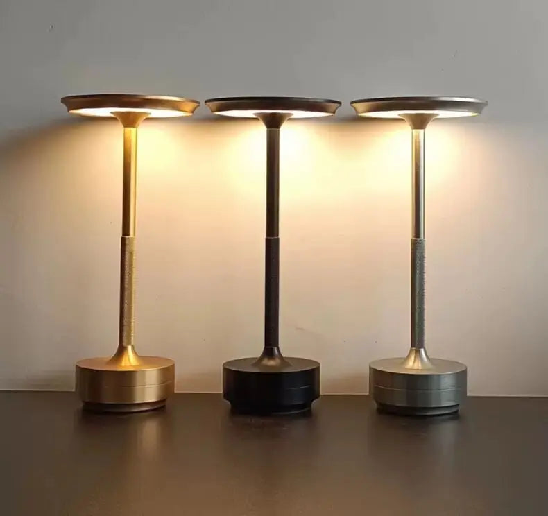 Lampe de table LED sans fil rechargeable – lampe d'ambiance tactile (USB-C)