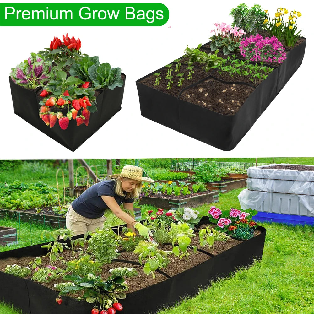 Sacs de culture en feutre – potager