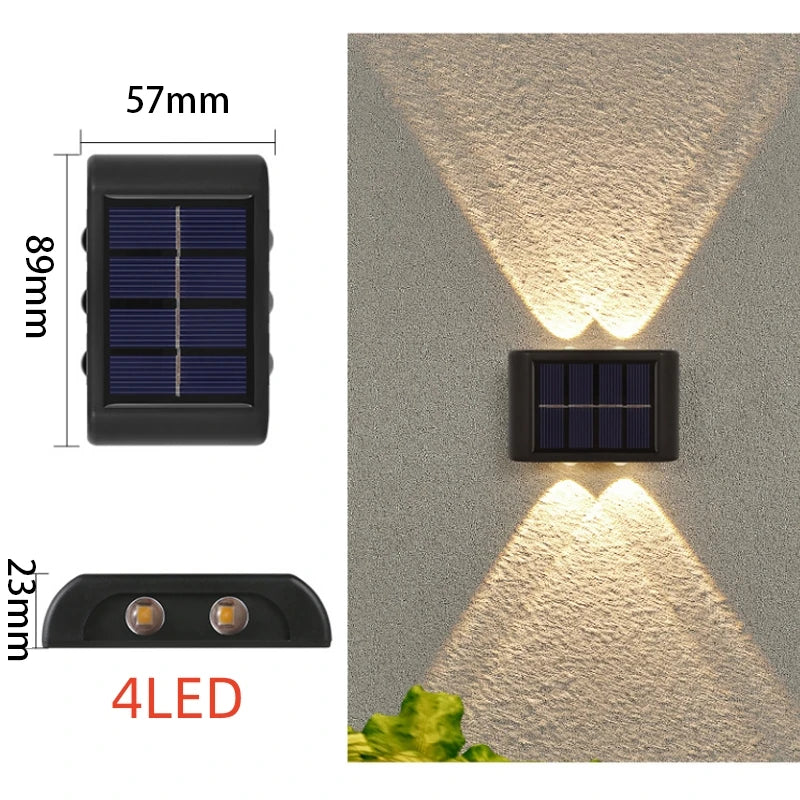 Éclairage solaire de jardin – étanche & sans fil