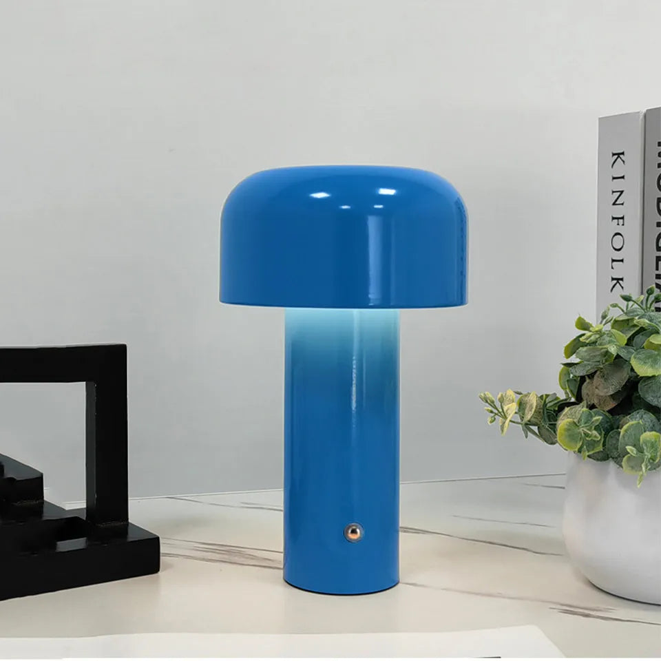 Lampe champignon LED sans fil – veilleuse tactile rechargeable