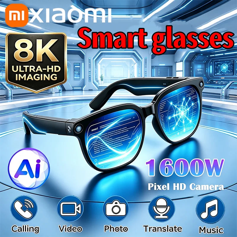 Lunettes connectées AI – caméra HD