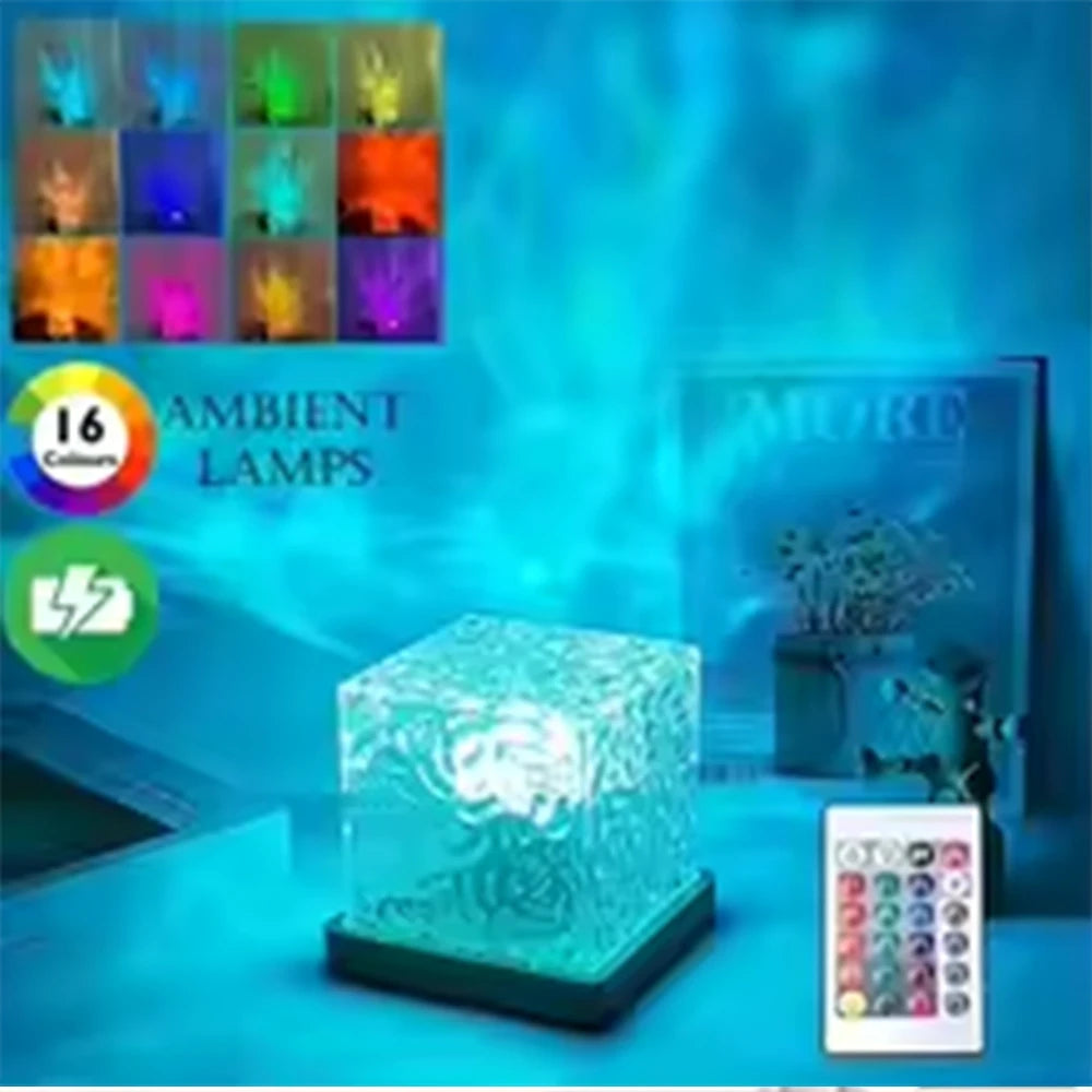 Projecteur d'ambiance LED – veilleuse déco – RGB