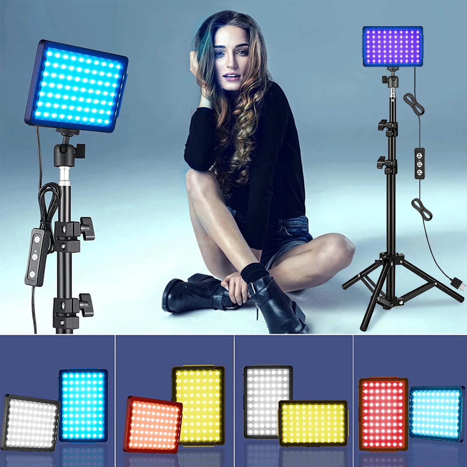 Kit d'éclairage studio LED – photo & vidéo – RGB