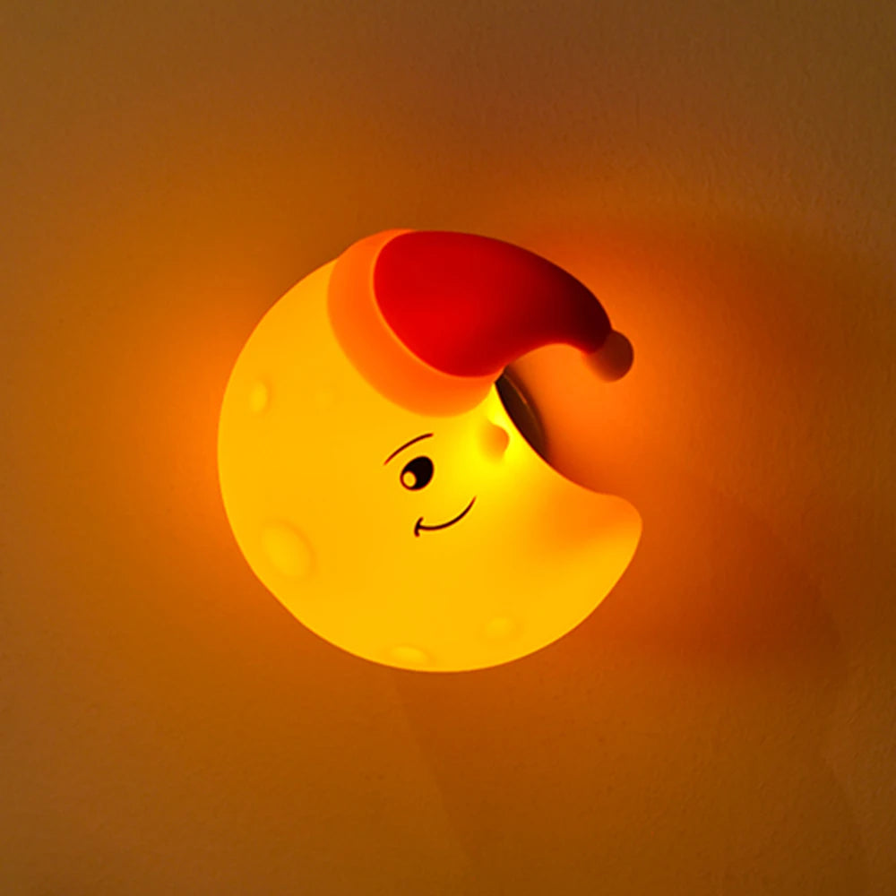 Veilleuse bébé en silicone – lumière douce tactile