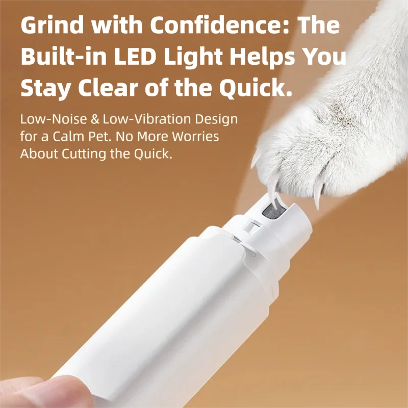 Coupe-griffes électrique pour chien & chat