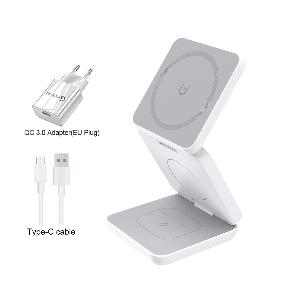 Station de charge sans fil 3-en-1