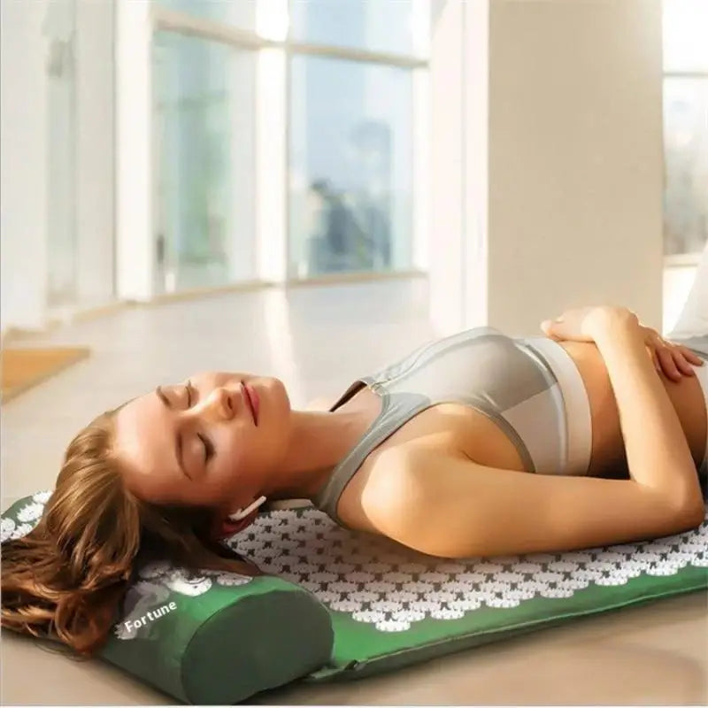 Tapis d'acupression + coussin – rituel détente