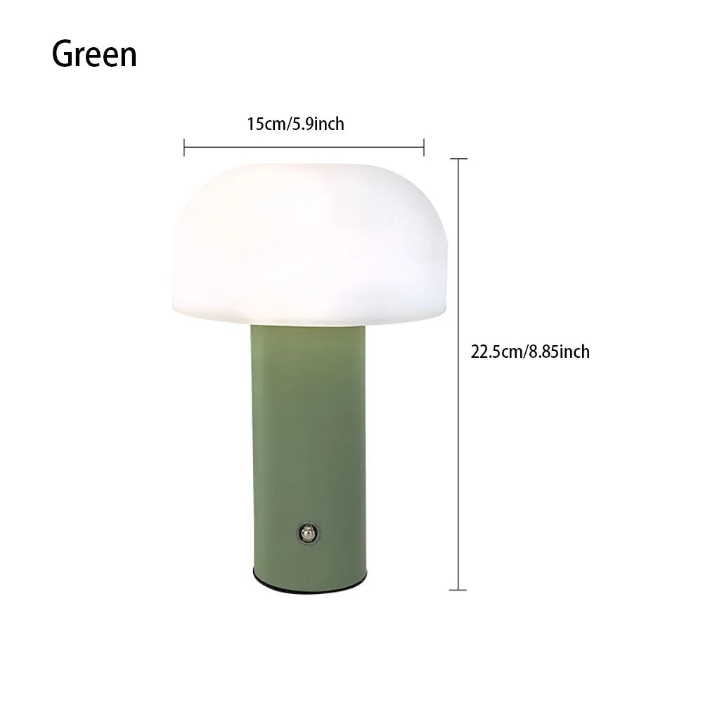 Lampe champignon LED 3 couleurs – lampe d'ambiance rechargeable