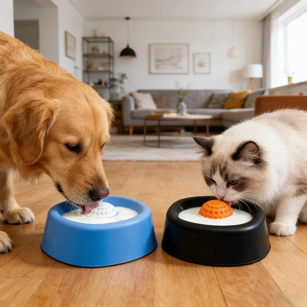 Gamelle anti-glouton pour chien & chat