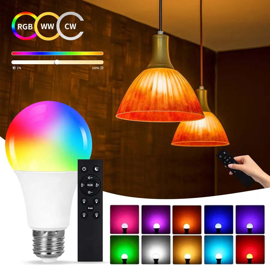 Ampoule connectée WiFi – RGB