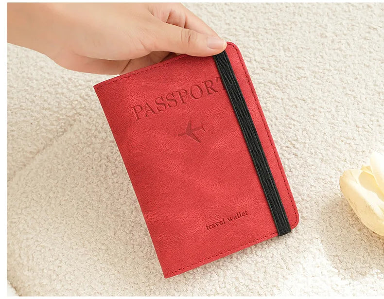Pochette passeport anti-RFID – tour de cou