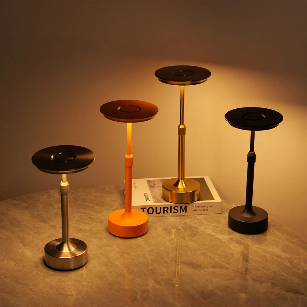 Lampe de table LED sans fil rechargeable – lampe d'ambiance tactile