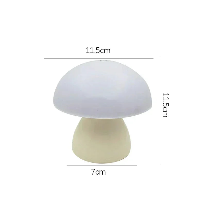 Lampe champignon LED tactile à intensité variable – USB rechargeable