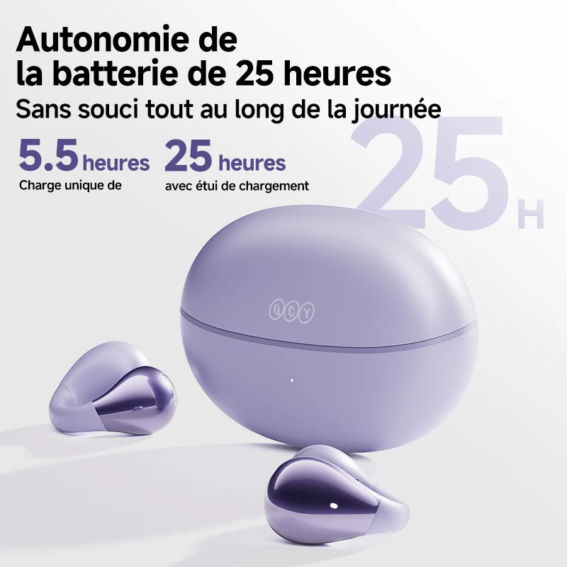 Écouteurs Bluetooth open-ear – oreille libre