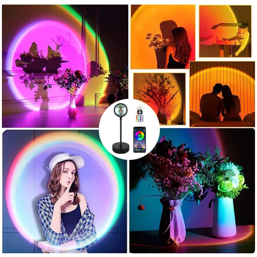 Lampe coucher de soleil – veilleuse d'ambiance USB