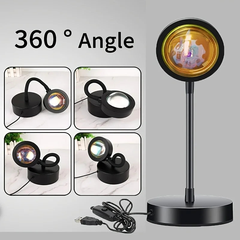 Lampe coucher de soleil – veilleuse d'ambiance USB