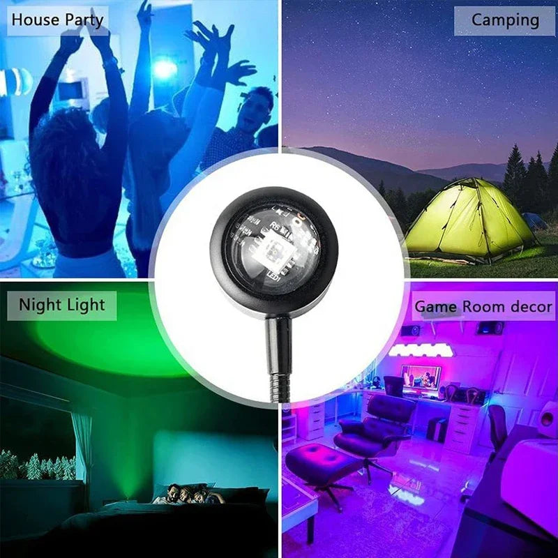 Lampe coucher de soleil – veilleuse d'ambiance USB