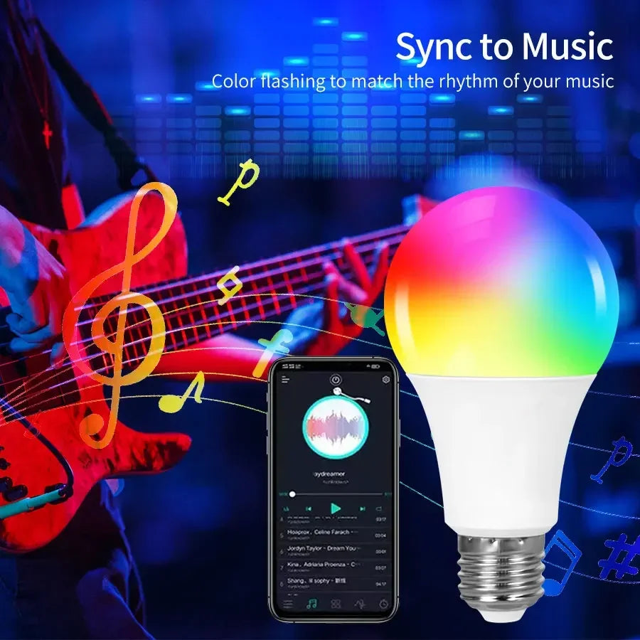Ampoule connectée WiFi – RGB