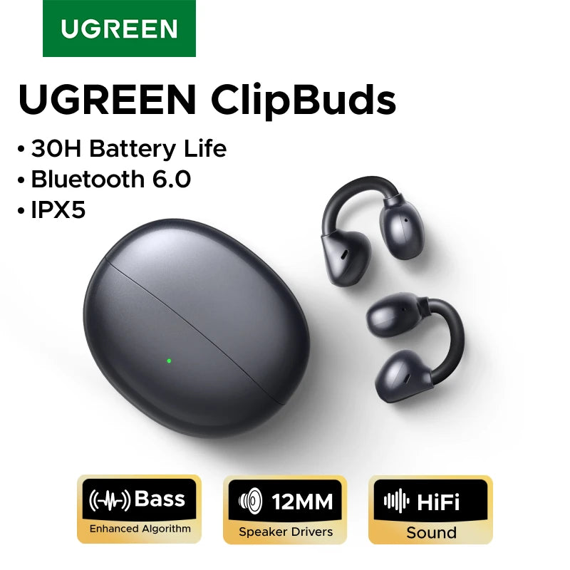 Écouteurs Bluetooth open-ear – oreille libre