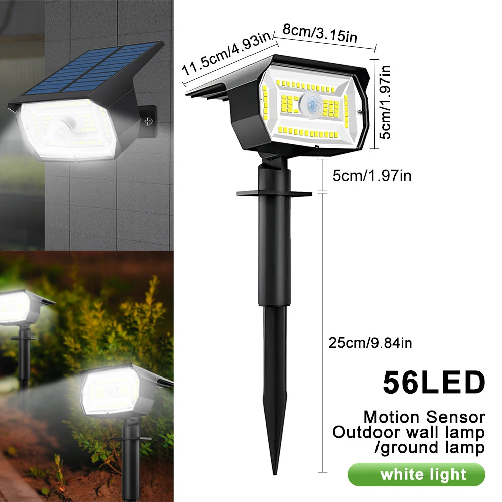 Éclairage solaire de jardin – étanche & sans fil