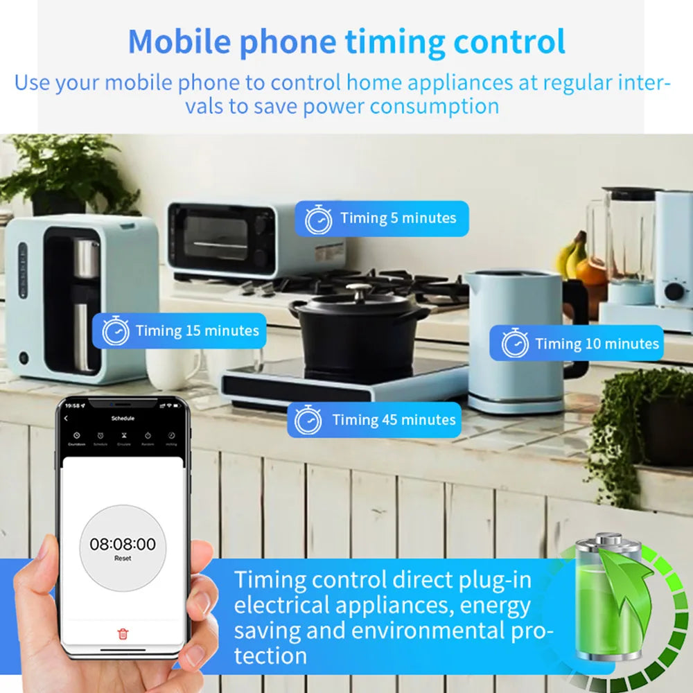 Prise connectée WiFi – suivi de consommation – USB-C