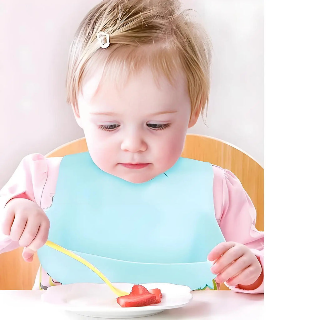 Set repas bébé en silicone – à ventouse