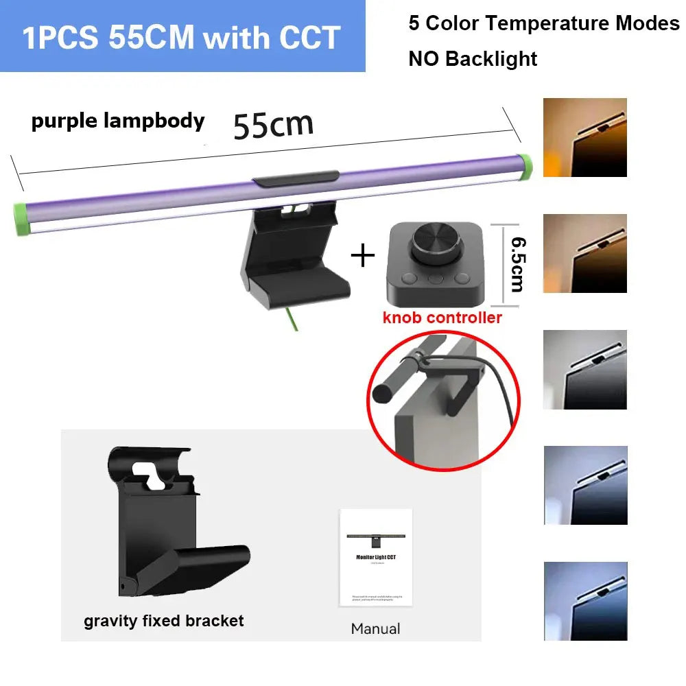 Barre lumineuse d'écran LED – sans reflet – télécommande