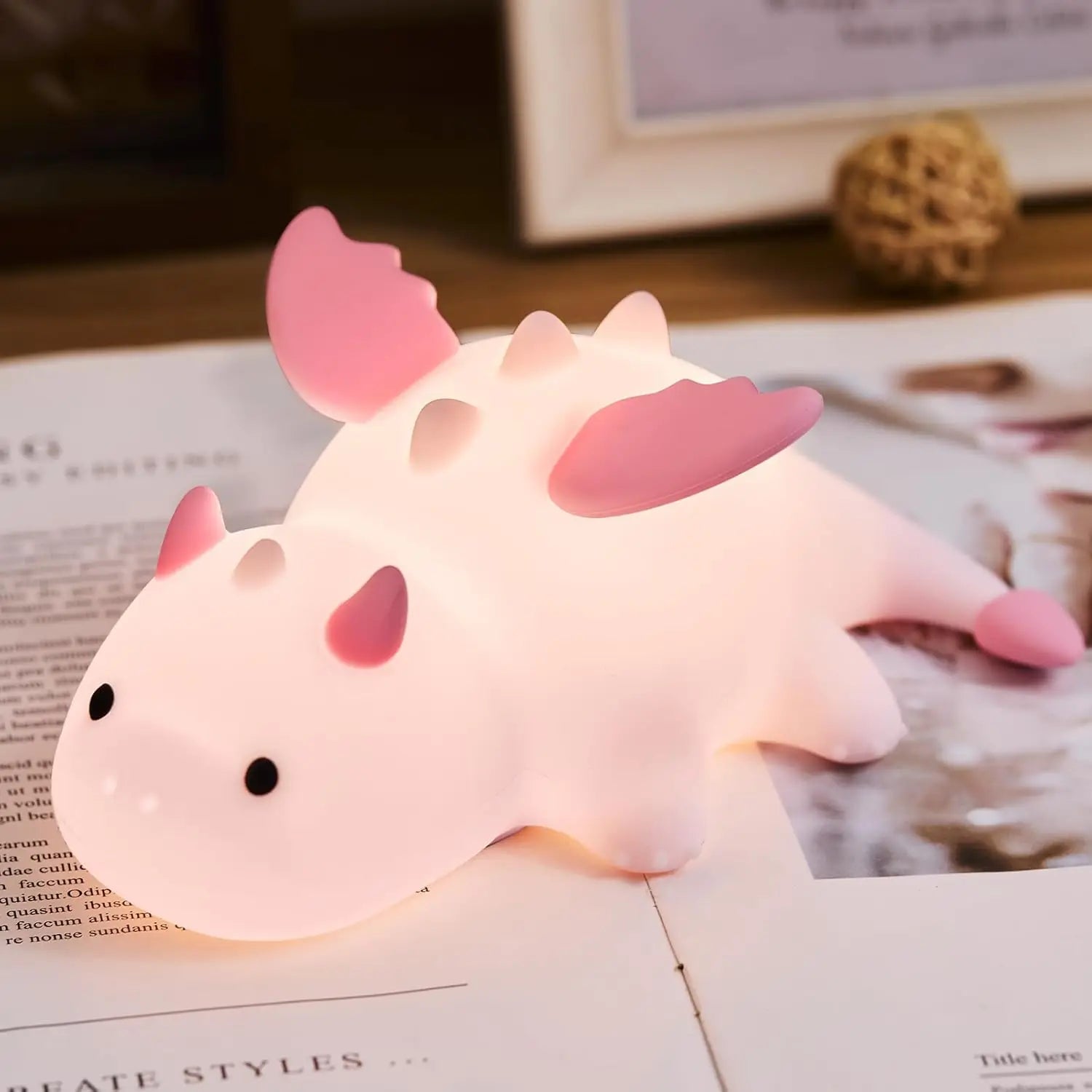 Veilleuse bébé en silicone – lumière douce tactile
