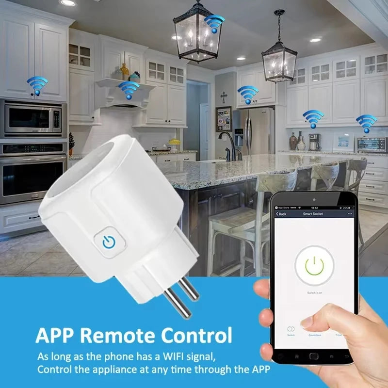 Prise connectée WiFi – suivi de consommation