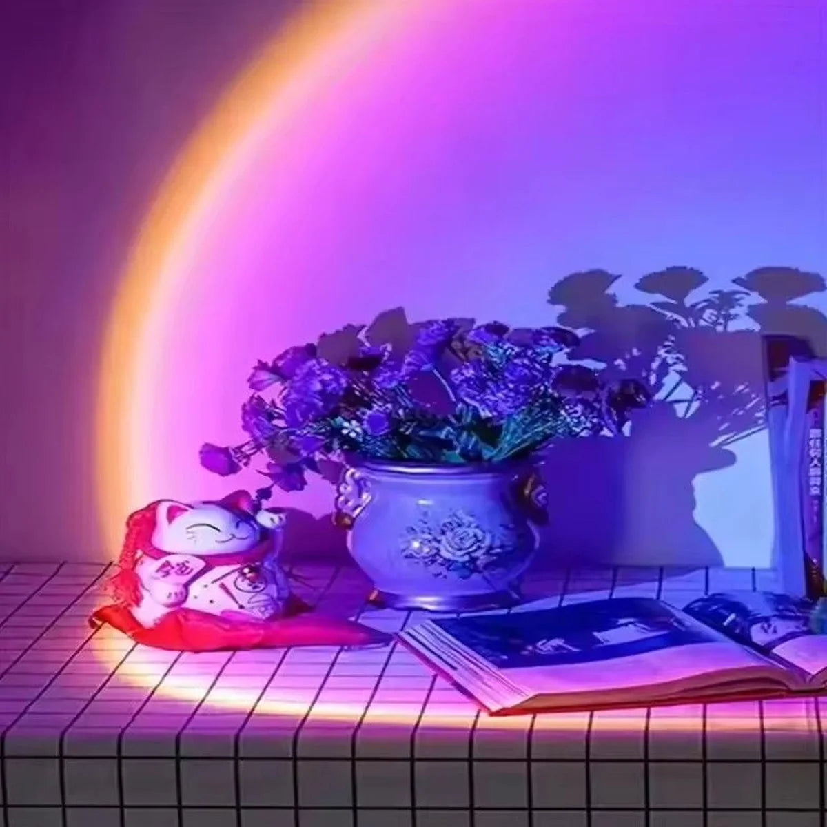 Lampe coucher de soleil – veilleuse d'ambiance USB