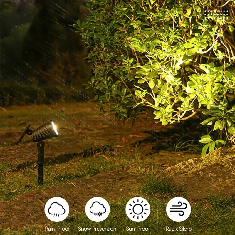 Éclairage solaire de jardin – étanche & sans fil