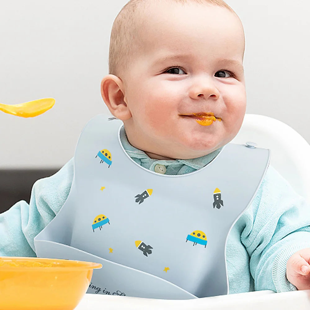 Set repas bébé en silicone – à ventouse