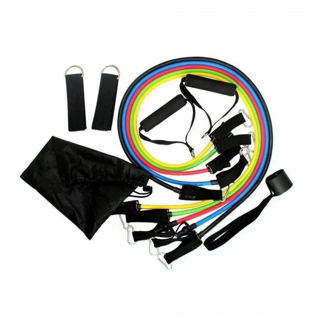 Bandes de résistance élastiques – set fitness – lot de 11