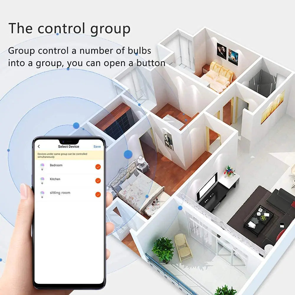 Ampoule connectée WiFi – RGB